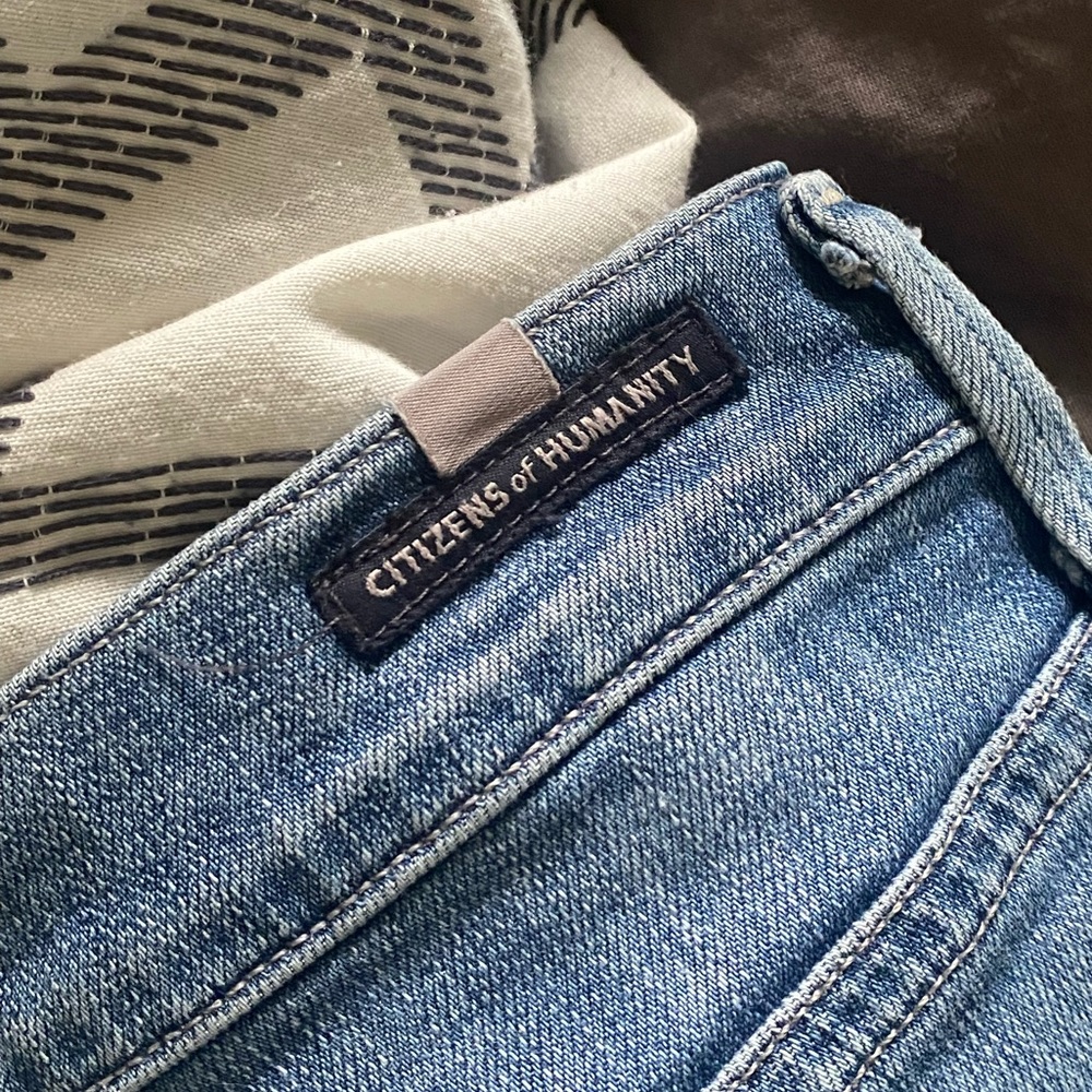 Rocket crop high rise citizen of humanity jeans